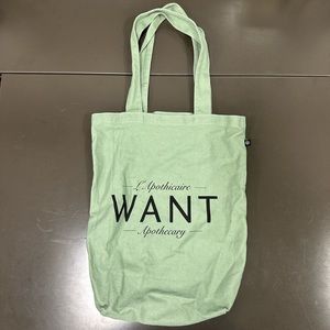 Want Apothecary Green Standing Tote Bag (Want Les Essential)